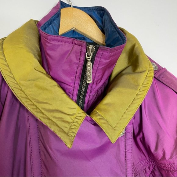 Ossi Ski Vintage Jacket Color Block Belted - Picture 10 of 13